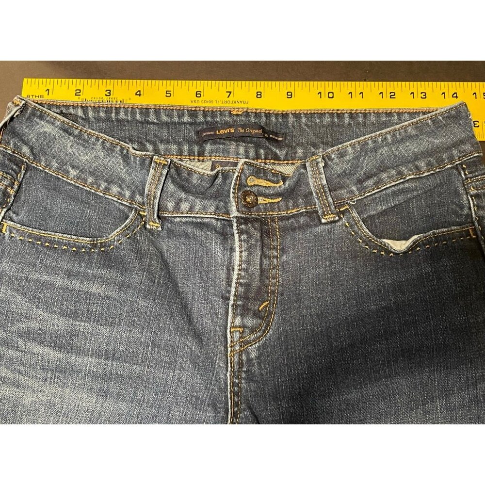 Levi's jeans womens 6 526 Slender bootcut stretch 27 x 30 blue - Picture 9 of 13